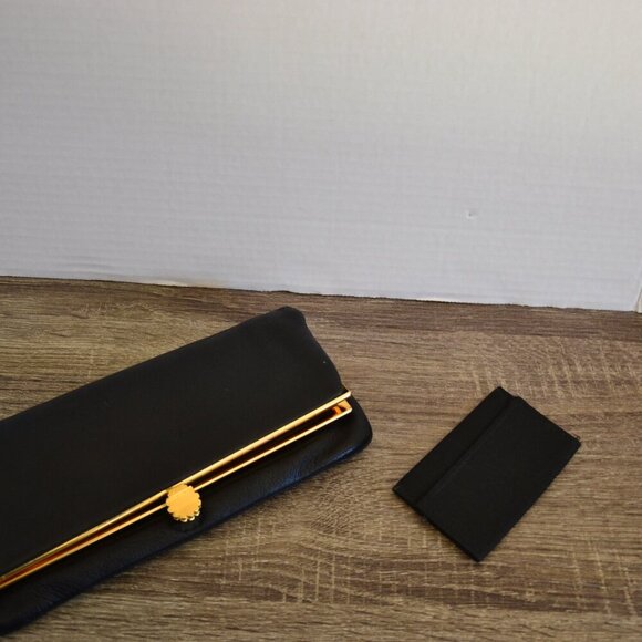 Vtg Fassbender England Fold Over Clutch - Picture 2 of 8